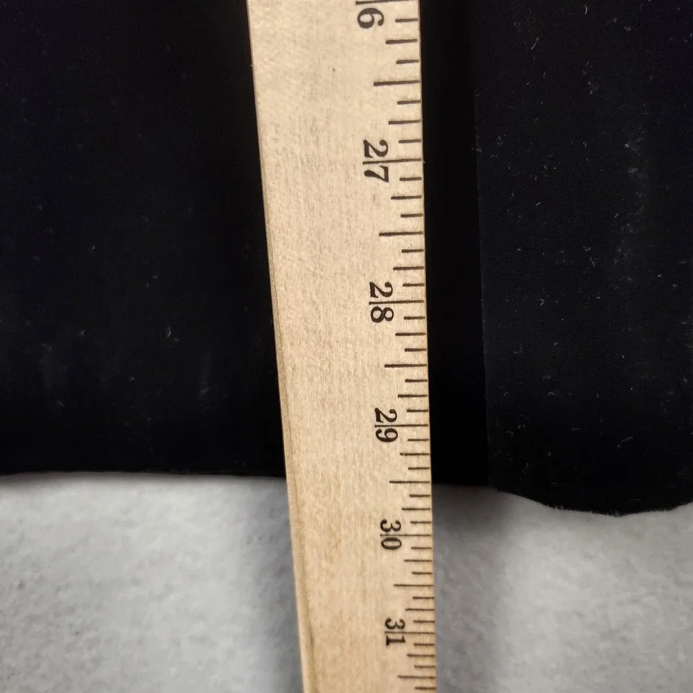 Vintage Hearts Dress Womens Small 3/4 Black Peplum‎ Velvet 2 Piece Made USA 80s - Picture 10 of 16